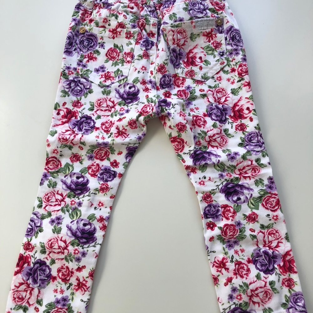 7 for All Mankind Girl’s Floral Jeans 24 months